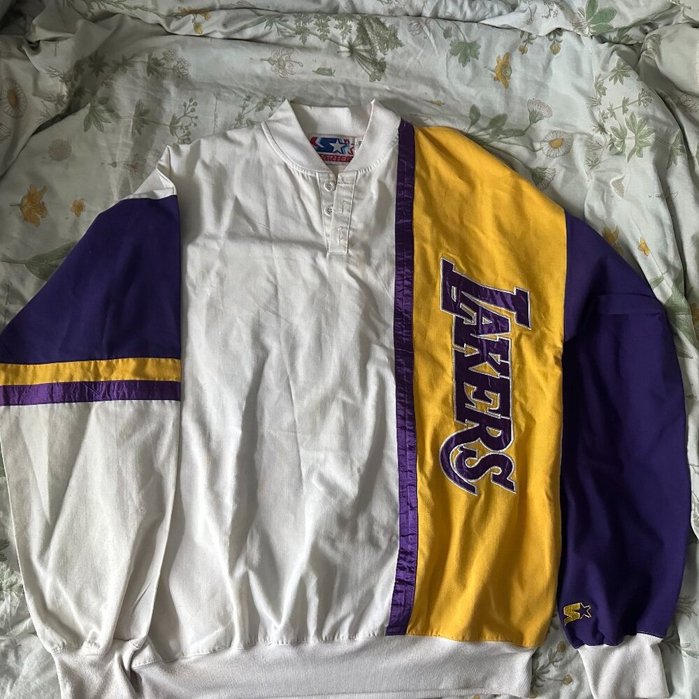 Authentic Vintage Lakers Starter Pullover